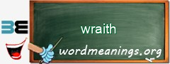 WordMeaning blackboard for wraith